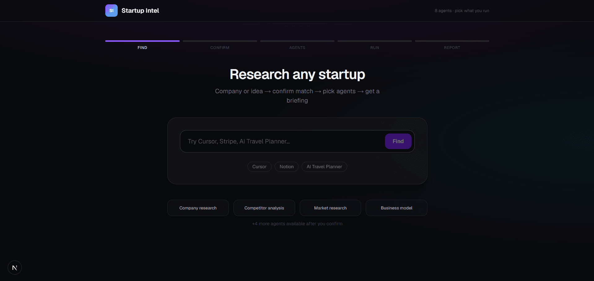 Multi-Agent Startup Research System